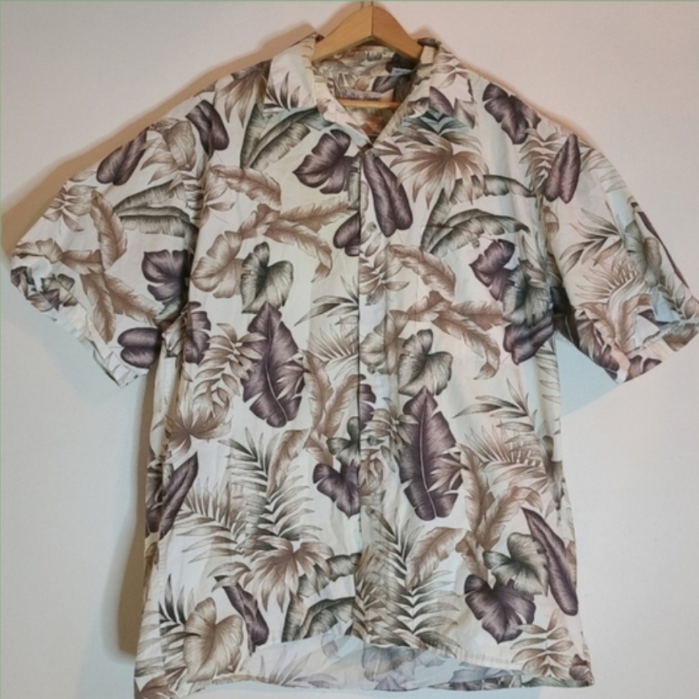 Hollis River Hawaiian shirt large 100% cotton